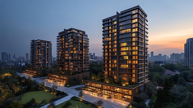 Sattva Vasanta 3 BHK gated community apartments in Bellary Road, North Bangalore