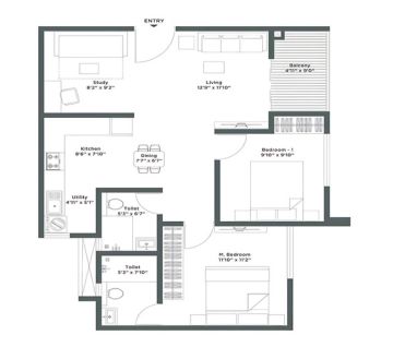 Sattva Bellandur floor plan1