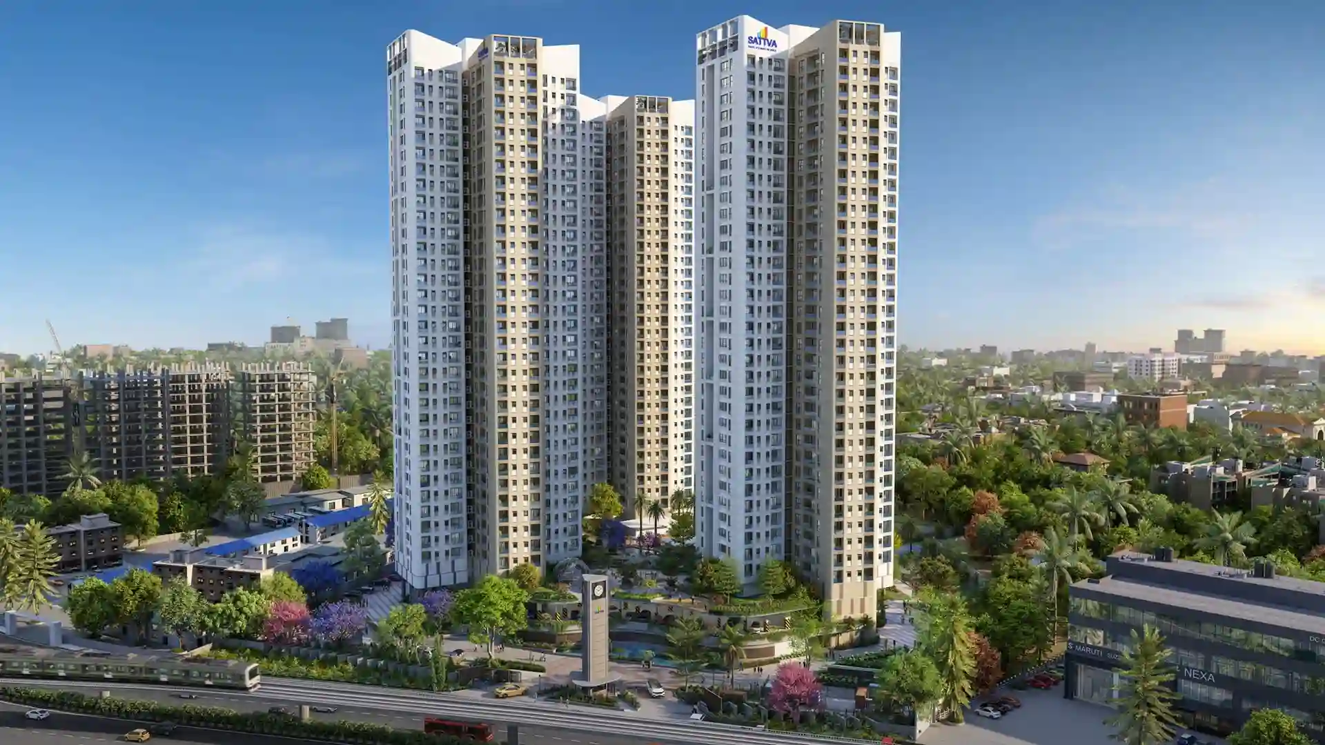 Sattva Vasanta Udaya - New 2, 3 and 4 BHK apartments at Udayagiri, Aavalahalli, North Bengaluru